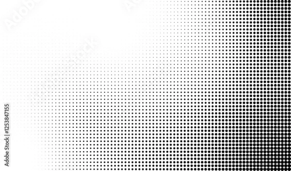 Obraz Abstract background with halftone noise. Vector stipple pointillism texture. Sand, grain gradient pattern on transparent background.