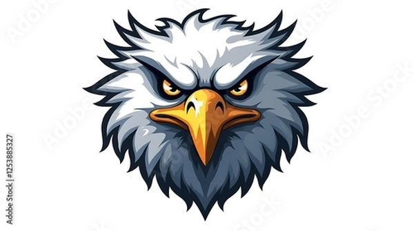 Fototapeta bald eagle vector illustration