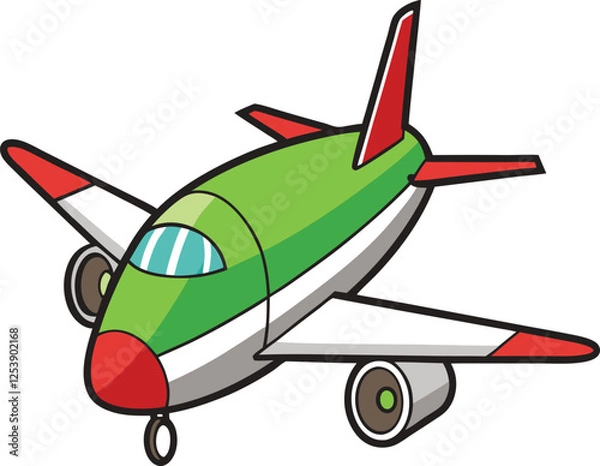 Fototapeta aroplane vector