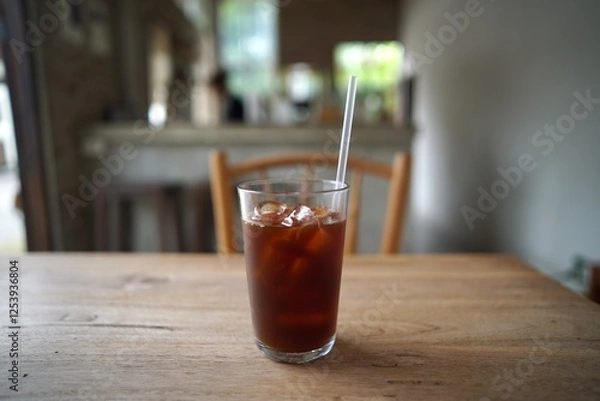 Obraz Iced Coffee  at cofee shop