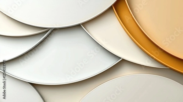 Fototapeta Minimalist abstract background with geometric shapes