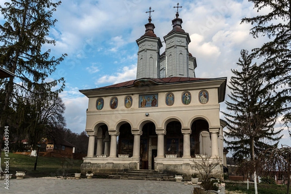 Obraz Ciolanu Monastery from Buzau, Romania.