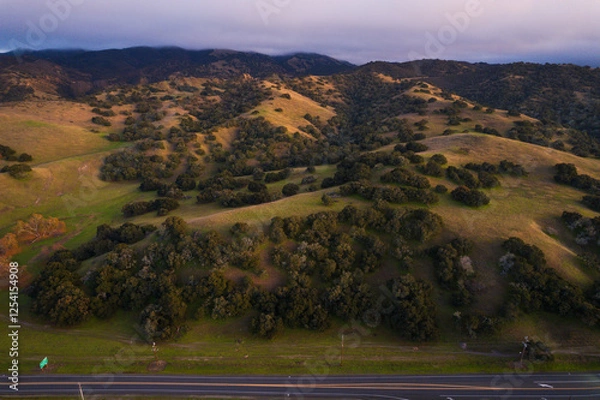 Obraz Aerial view of Toro Park in Salinas California 