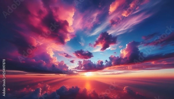 Obraz sunset in the sky