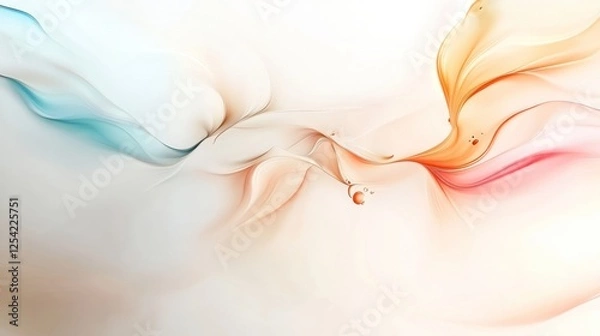 Obraz Abstract Pastel Swirls Background
