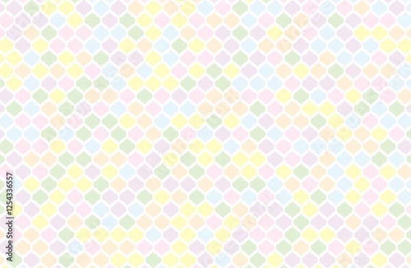 Fototapeta カラフルなタイルの背景素材