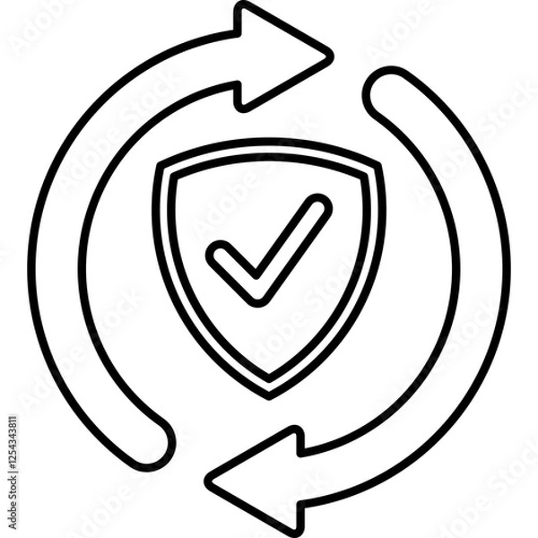 Fototapeta Continuity Icon