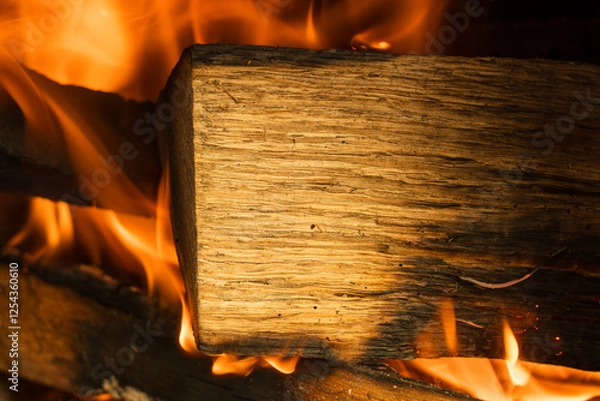 Obraz 炎　焚き火