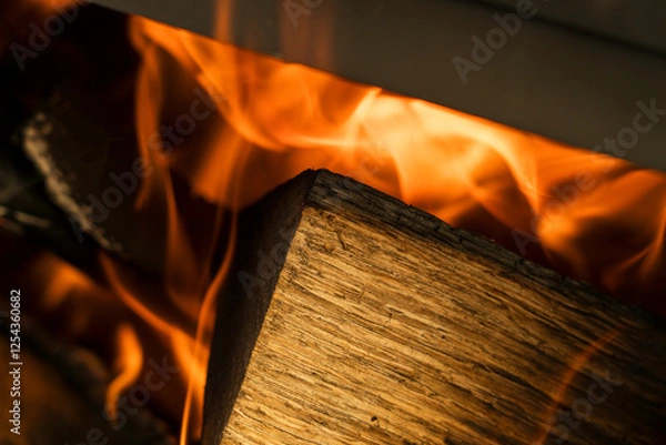 Obraz 炎　焚き火