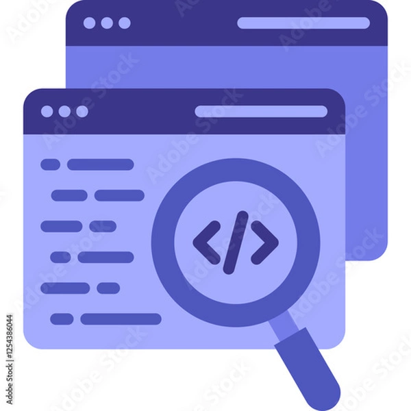 Fototapeta Code Analysis Icon