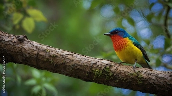 Obraz Colorful bird, nature