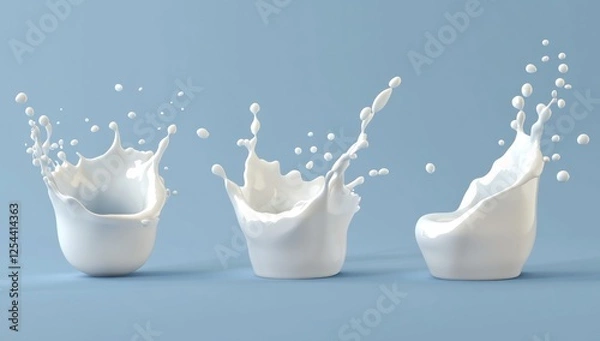 Obraz Milk Splash Design