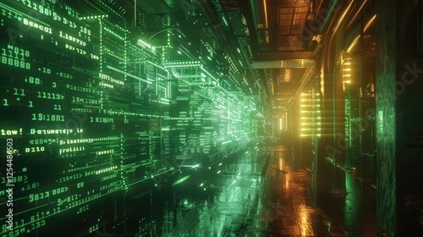 Obraz secure data encryption and decryption processes in real-time