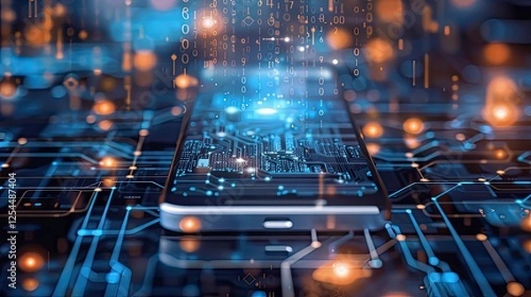 Fototapeta secure mobile device management and data protection measures