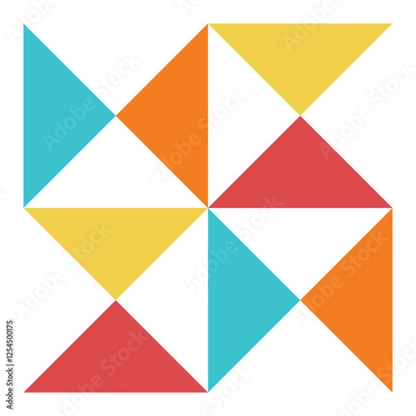 Fototapeta Elemen Geometric Design