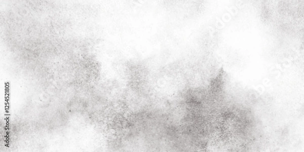 Fototapeta soft and grainy abstract grunge white watercolor texture of black sky with white cloud, White Haze and Mist Texture for Atmospheric Backgrounds surrounding with various black and white clouds.
