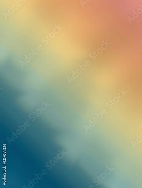 Fototapeta Gradient Background with Soft Colors Ideal for Modern Design Projects