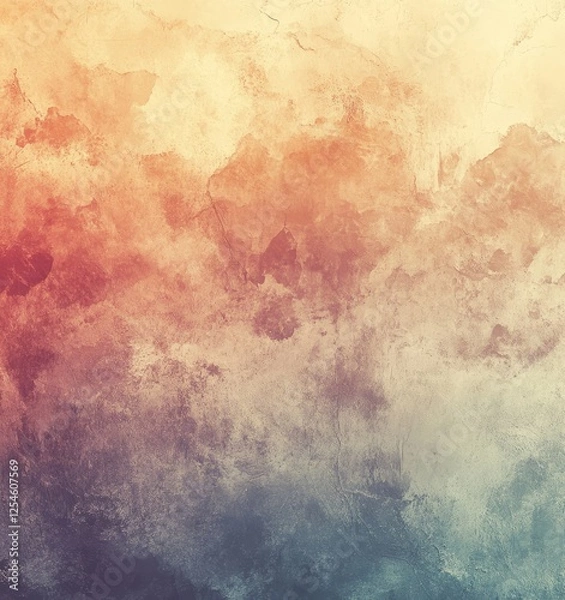 Fototapeta Beige Tones Gradient Background with a Grainy Texture, Generative AI