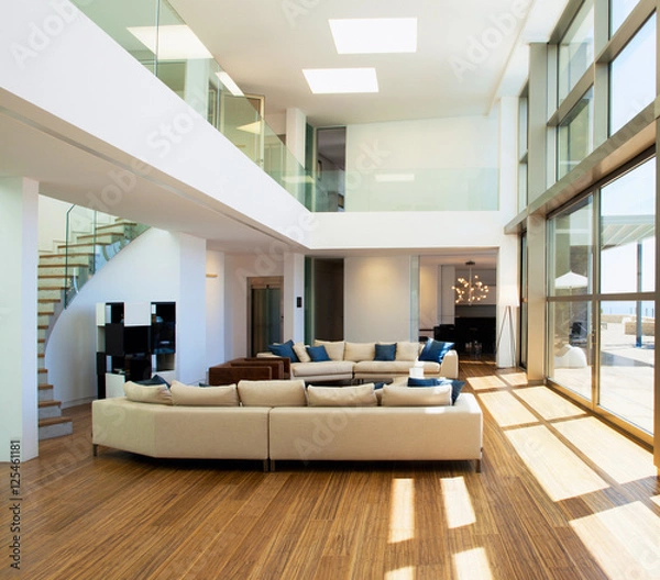 Obraz modern living room design with sofa