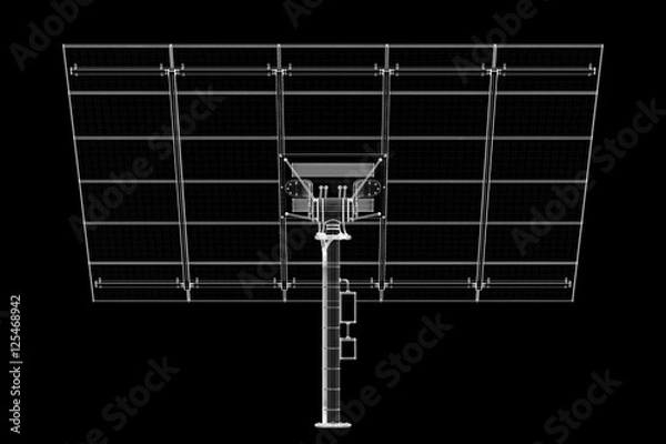 Fototapeta solar panels technology