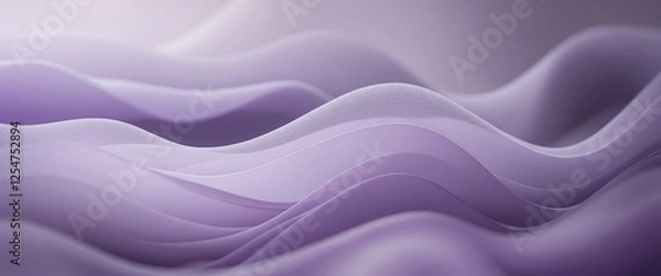 Fototapeta Abstract background in purple tones with a blurry effect creating wavy shapes.