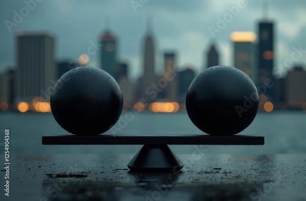 Obraz Trade Tensions and Economic Dynamics