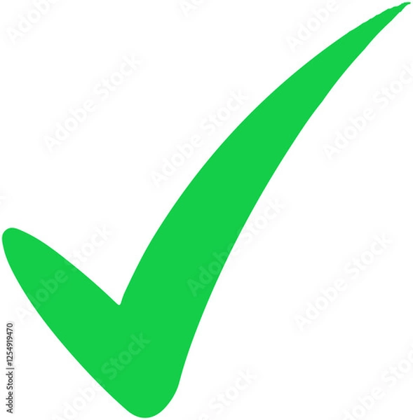 Obraz Isolated tick icon