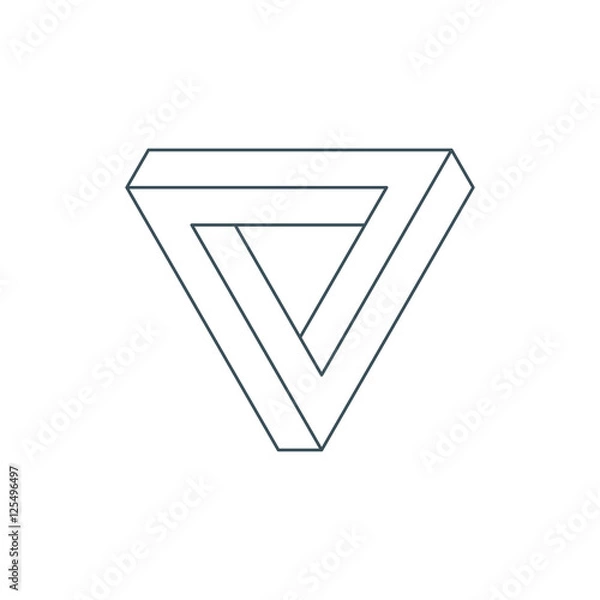 Fototapeta penrose triangle