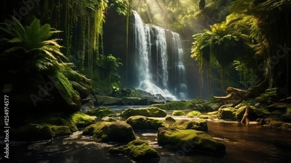 Fototapeta fall plants in water