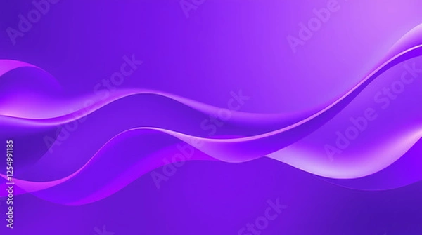 Fototapeta Elegant Smooth Wave Abstract Background Design with Soft Curves and Gentle Flowing Lines for Luxury Branding, cosmetic packaging, wedding designs