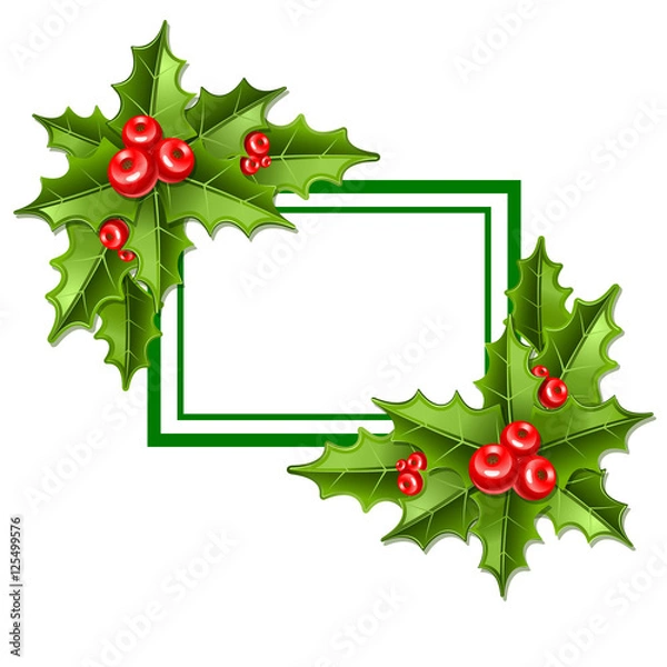 Obraz frame christmas mistletoe 10eps