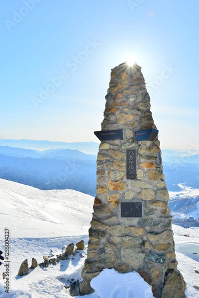 Obraz 八方尾根に建つ八方ケルン