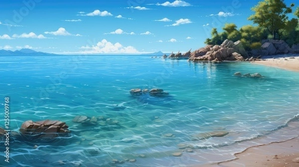 Obraz relaxing tranquil water