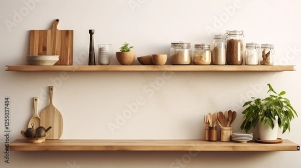 Fototapeta decorative long wood board