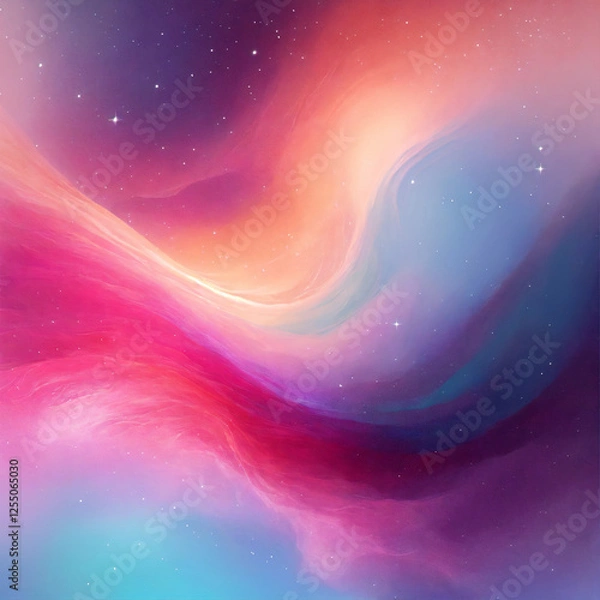 Fototapeta abstract background with stars