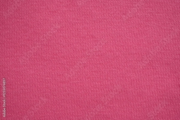 Fototapeta Pink fleece fabric texture, macro texture fleece pink fabric photo above as background