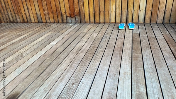 Obraz Parquet Piscina