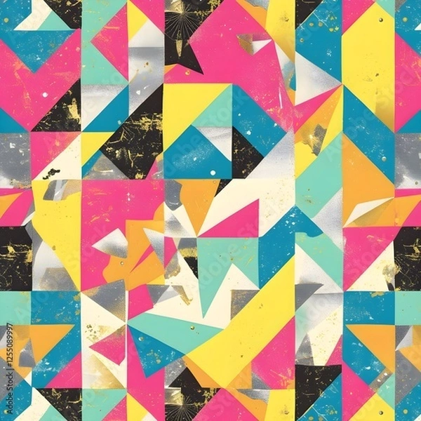 Obraz abstract geometric background