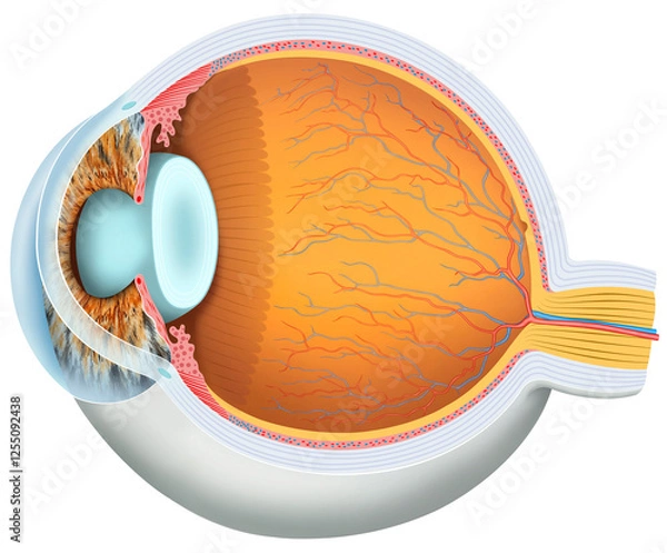 Fototapeta 


758 / 5.000
Illustration of the anatomical representation of the eye, in which you can see its interior and the different parts that compose it.