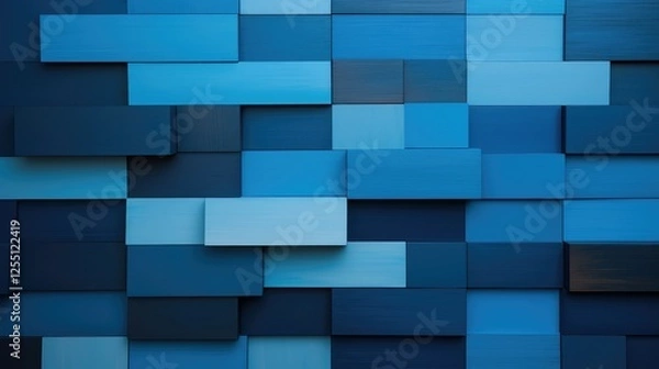 Fototapeta repetitive abstract blue pattern