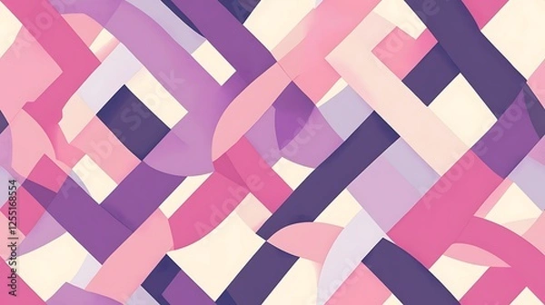 Fototapeta Abstract geometric shapes design (1)
