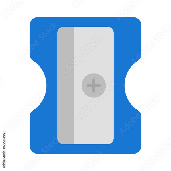 Fototapeta Pencil sharpener flat icon