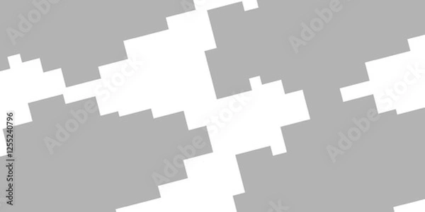 Fototapeta Abstract blue gray composition minimalist standing out from the crowd of colorful cubes.