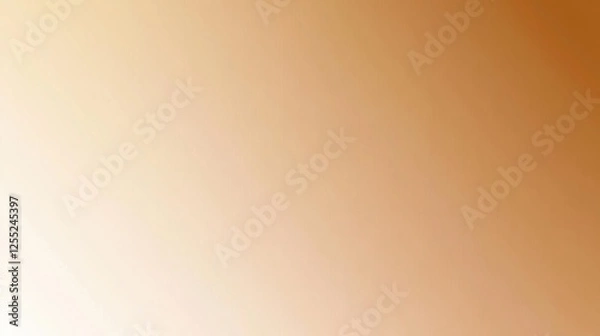 Fototapeta A smooth beige gradient background with soft transitions from light to warm earthy tones