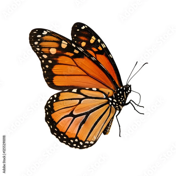 Obraz butterfly on a white background