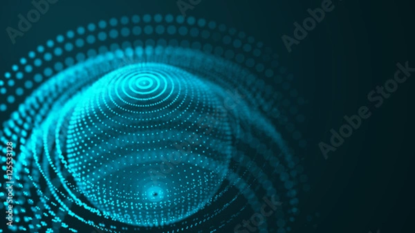 Obraz Connection network technology design