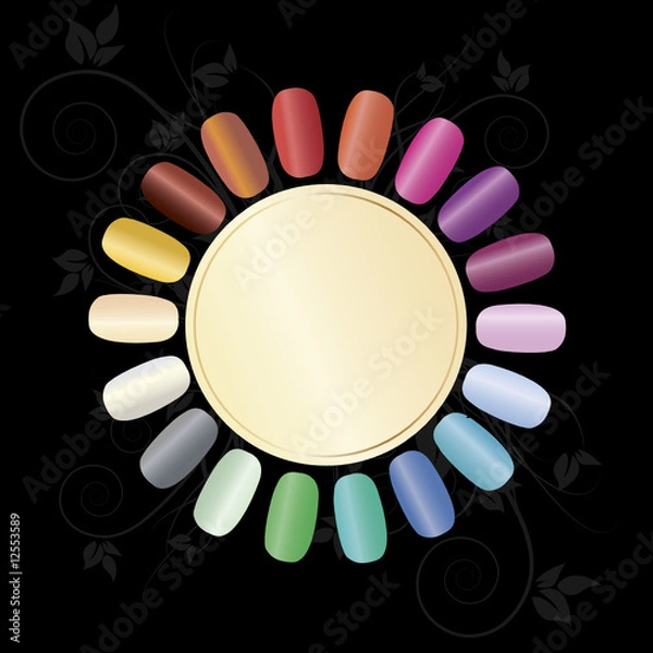 Obraz Nail polish colors