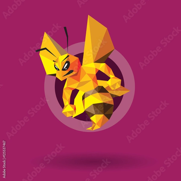 Obraz Bee Mascot Design