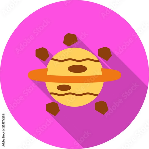 Fototapeta Saturn Icon