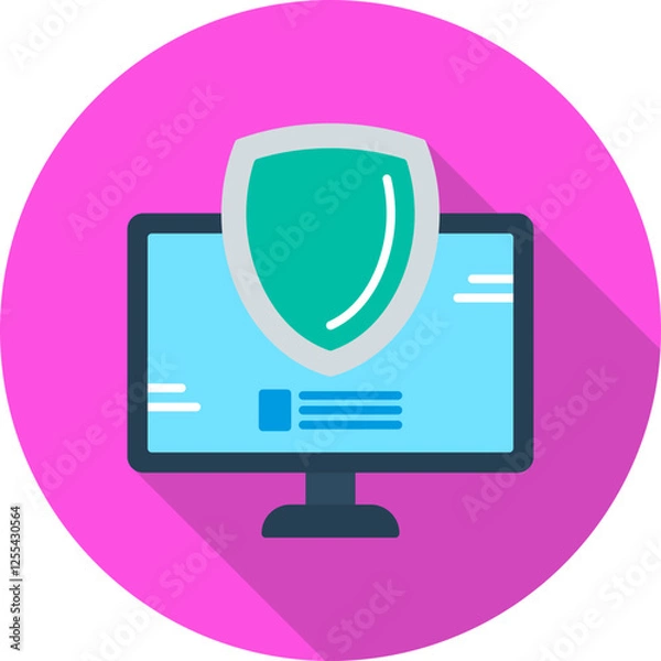 Fototapeta Unprotected Vector Icon